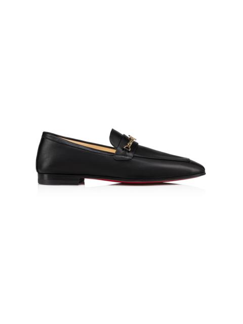 Christian Louboutin MJ Moc Leather Loafers black