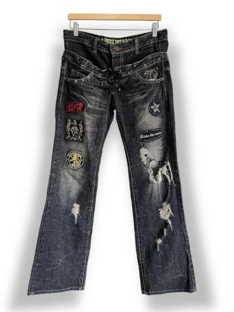 Other Designers Buzz Rickson's - Rare Distressed Undercover Double Waist Buzz Spunky Jeans