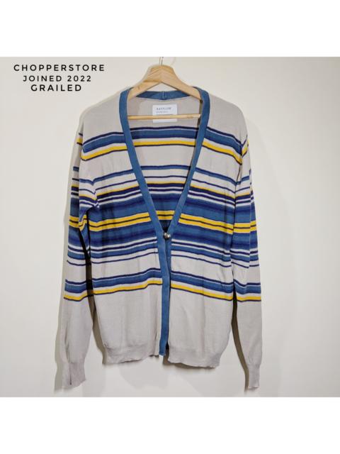 Other Designers Cardigan - Vintage Rare BabyFlow Stripe Cardigan Knitwear Sweater