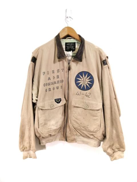 Other Designers VTG 80s AVIREX G-1 Flight Bomber Jacket U.S Navy Top Gun