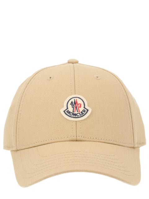 Moncler COTTON BASEBALL CAP WITH LOGO