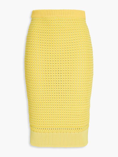 3.1 Phillip Lim Crochet-knit skirt
