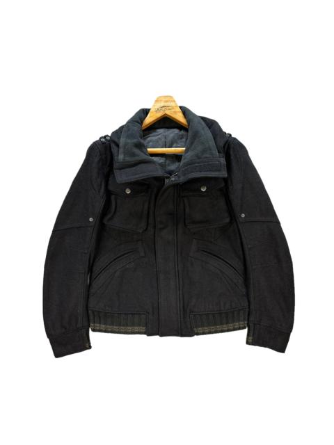 Other Designers Vintage - PPFM Four Pocket High Collared Wool Jacket #9137-61