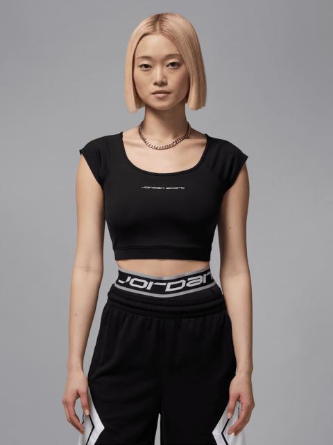 Jordan Jordan Sport Women's Short-Sleeve Knit Crop Top
