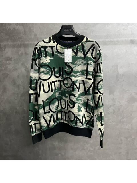 Louis Vuitton Louis Vuitton Multicolor Pattern-Printed Crewneck Long-Sleeve Knit Sweater