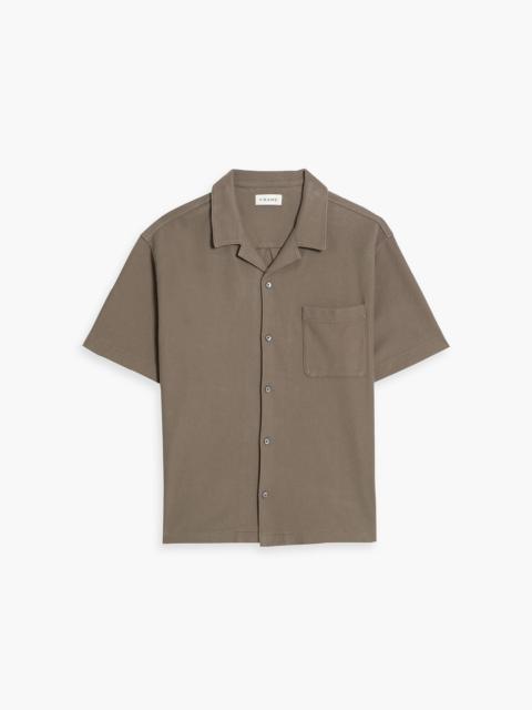 FRAME Cotton-piqué shirt