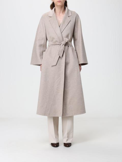 Max Mara Max Mara Women Max Mara Long 100% Cashmere Robe Coat With Belt