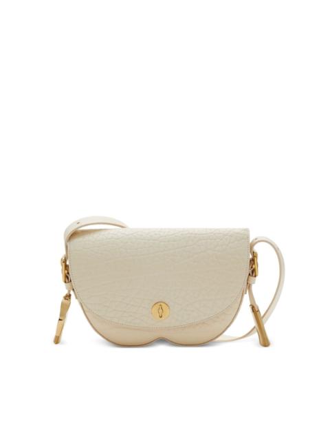 Burberry leather crossbody saddle bag