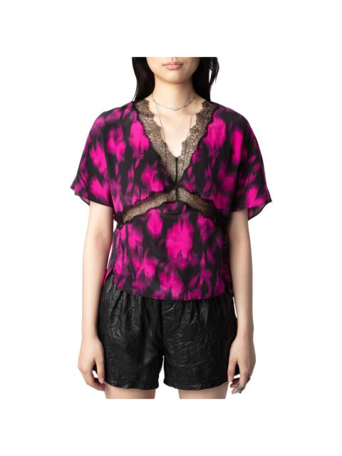 Zadig & Voltaire Zadig & Voltaire Tzar Silk Xray Top