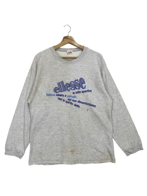 Other Designers Vintage 90s Ellesse Big Logo Crewneck Sweatshirt