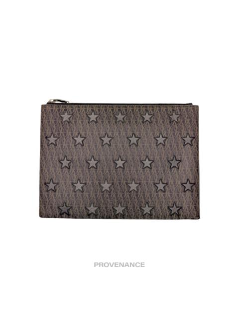 SAINT LAURENT Saint Laurent Paris SLP Zip Pouch - Monogram Stars