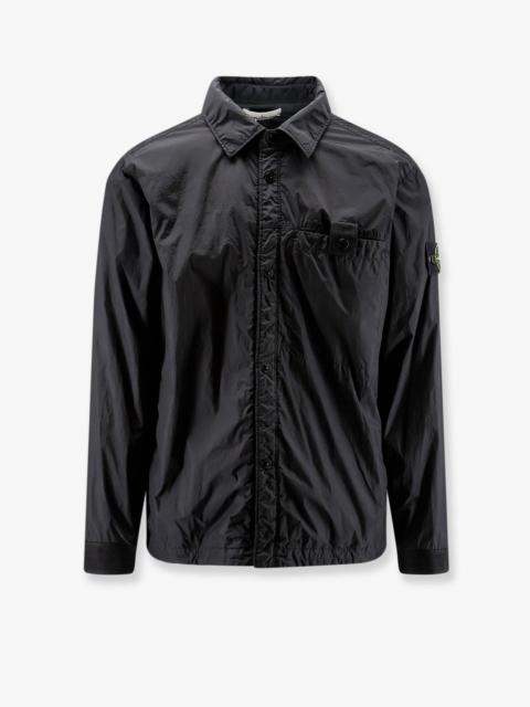 Stone Island Stone Island Crinkle Reps Recycled Nylon Jacket Black