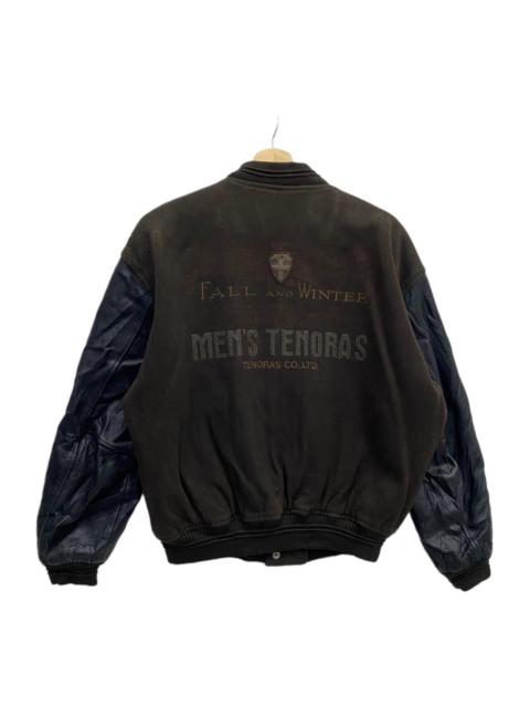 Other Designers Japanese Brand - 🇯🇵 FALL WINTER MEN’S TENORAS SLEEVE LEATHER VARSITY JACKET