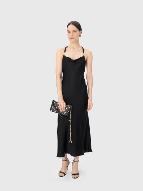 Marine Serre Satin Long Slip Dress