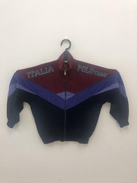 Other Designers Beverly Hills Polo Club - Italia POLO Team Embroidered Spell Out Big Logo Sweater