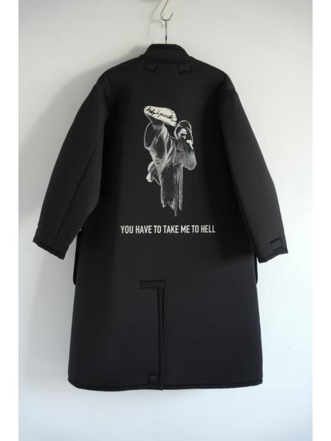 Yohji Yamamoto Yohji Yamamoto 21AW Taekwondo Space Cotton Graphic Coat