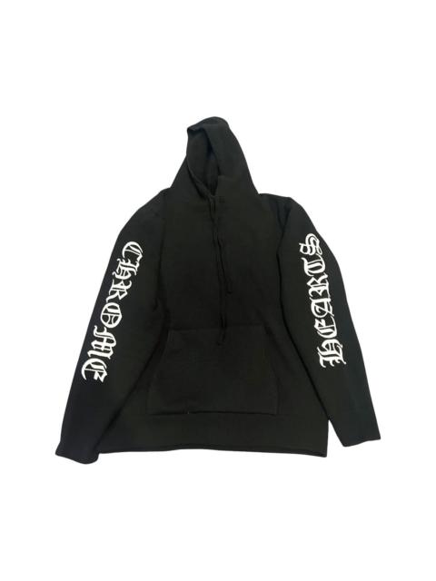 Cashmere embroidered logo life sentence hoodie