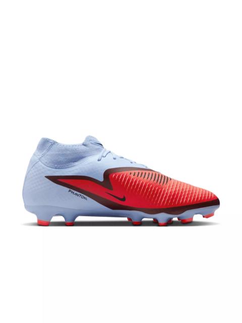 Nike Phantom 6 High Academy MG "Royal Tint/Bright Crimson" Men's Soccer Cleat