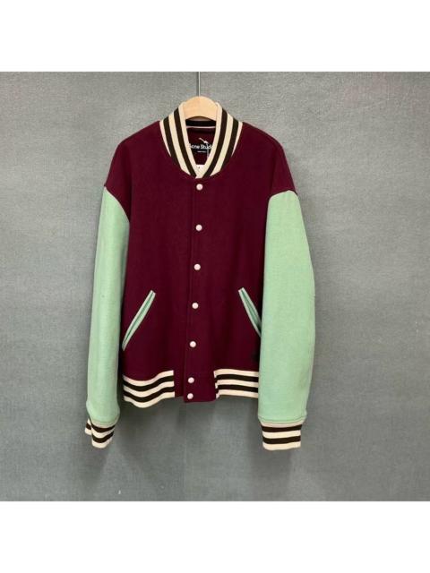 Acne Studios Acne Studios Color Block 60% Wool Baseball Jacket