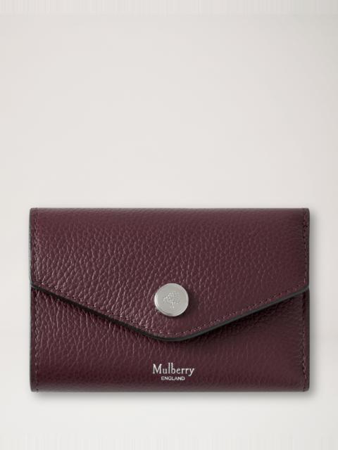 Mulberry Folded Multi-Card Wallet
Black Cherry Small Classic Grain