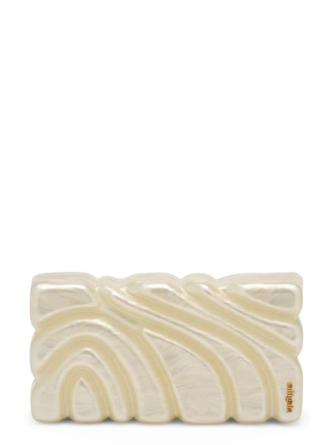 Cult Gaia Cult Gaia Aura Box Clutch in Ivory at Nordstrom
