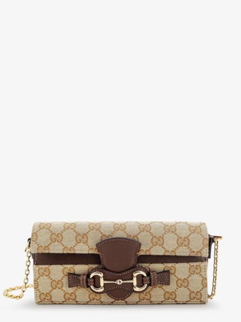 GUCCI Gucci Women Wallet With Chain And Horse Clip