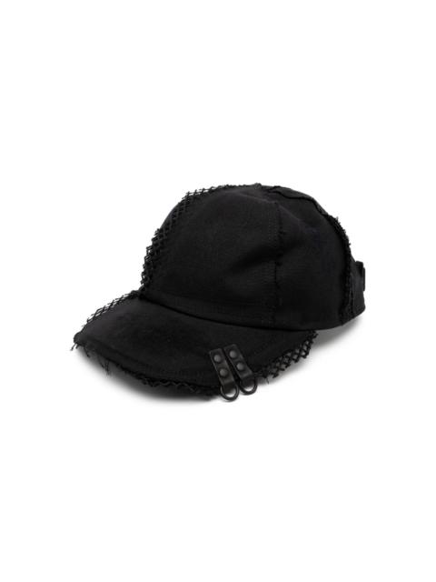 mesh-trimed cap