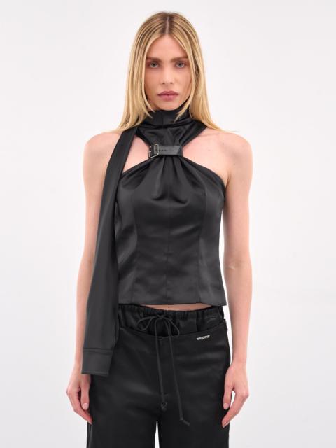 We11done Deconstructed Shirt Detail Blouse