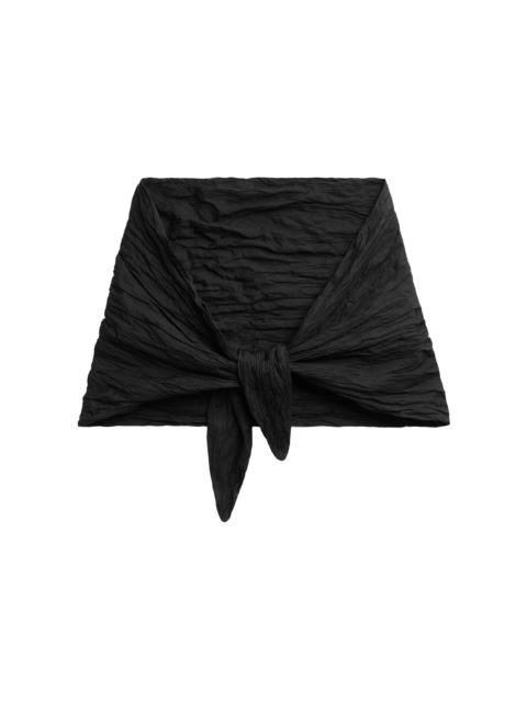 TOTEME Cotton-Blend Scarf black