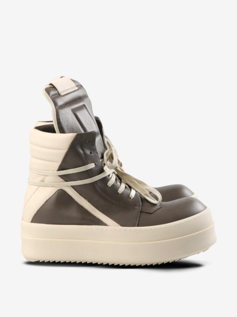 RICK OWENS - Men Leather Mega Bumper Geobasket
