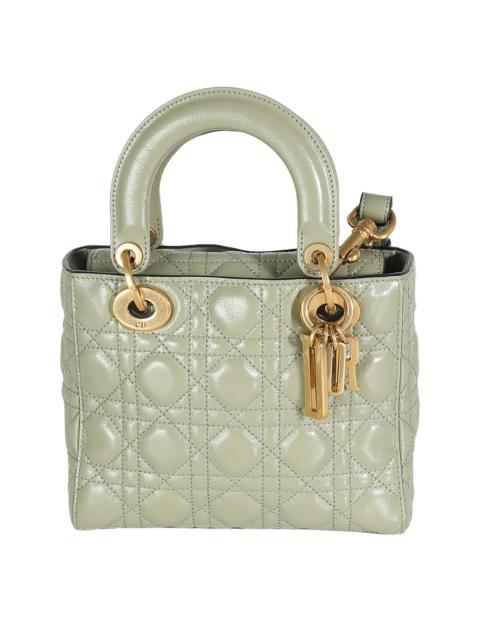 Dior Dior Green Leather Lucky Badges My Lady Dior Bag (Authentic Pre-Loved)