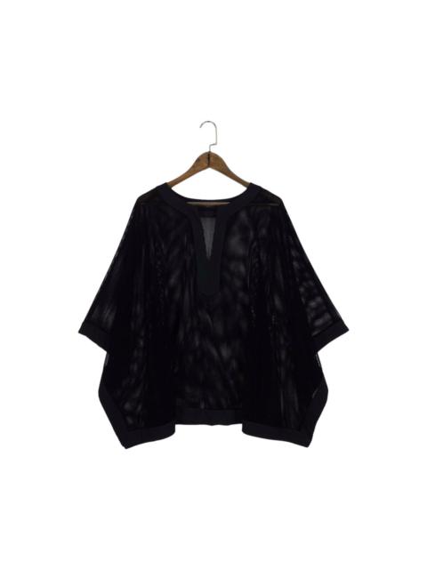 Other Designers Cloak - Pierre Cardin Ligne Mesh Poncho