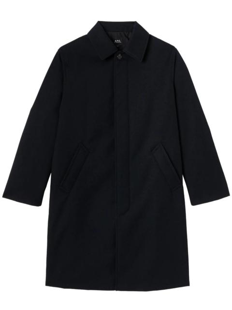 A.P.C. A.P.C. Women Water-Repellent Wool Mac