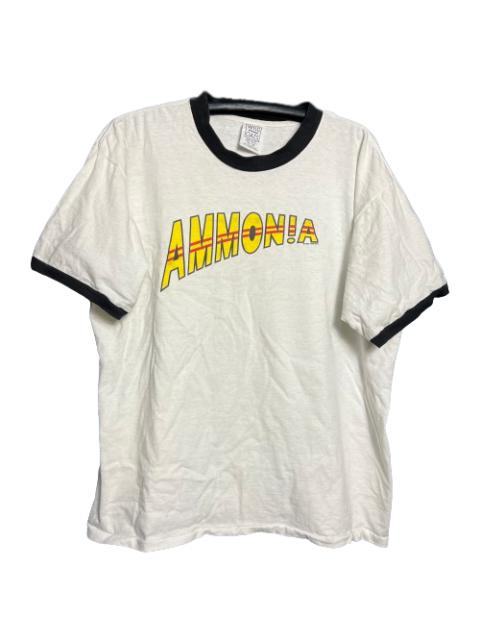 Other Designers Archival Clothing - 🔥RARE🔥Vtg Ammonia Grunge Band Ringer Shirt Single Stich