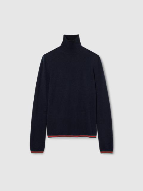 GUCCI Gucci Check Detail Cashmere Knitwear