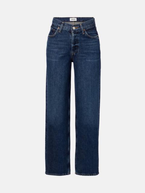 AGOLDE V-Waist Baggy straight jeans