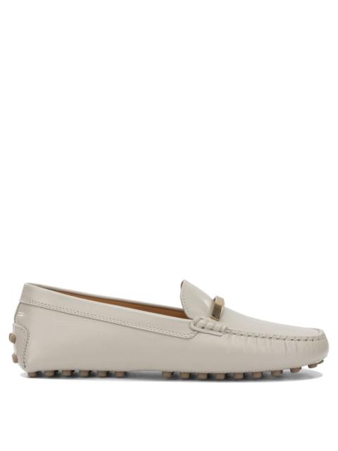 Tod's Tod's White Leather Loafers (IT 38)