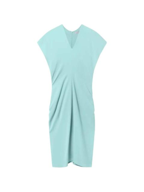 Stella McCartney Stella Mccartney Women Midi Dress With V-Neck And Drape