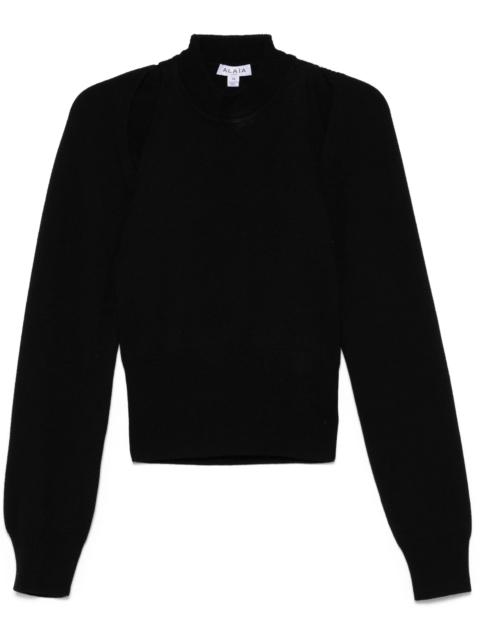 Alaïa cut-out sweater