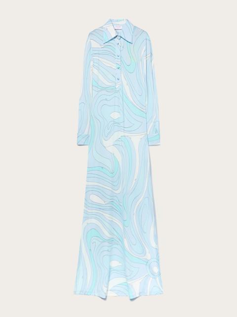 PUCCI MARMO PRINT CHEMISIER DRESS