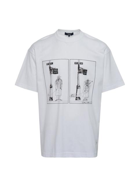 Comme des Garçons Homme Cotton Jersey Garment Print T-Shirt
