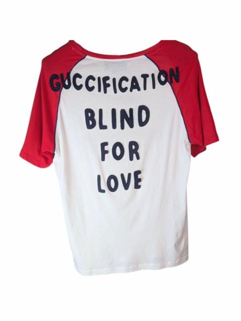 GUCCI Gucci Men's White and Red T-shirt
