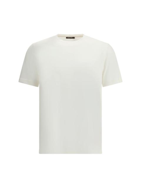 Loro Piana Loro Piana Cotton and Silk T-shirt Optical White