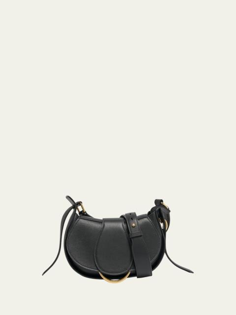 Chloé Ride Small Flap Crossbody Bag in Calfskin