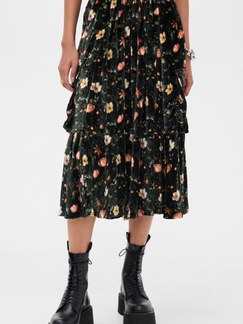 R13 Gathered Cargo Skirt