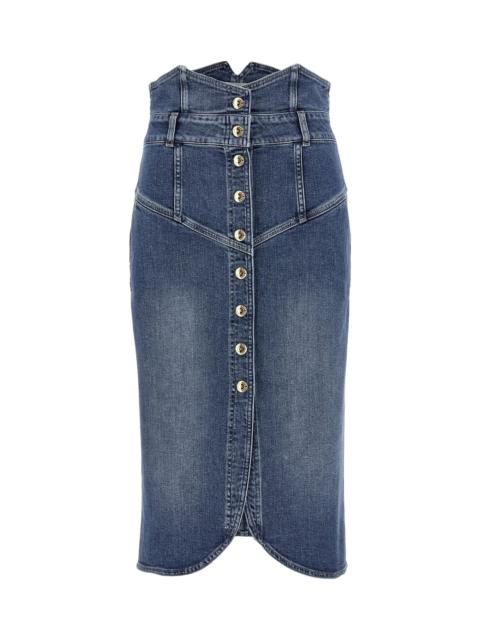 ELISABETTA FRANCHI Denim Skirt