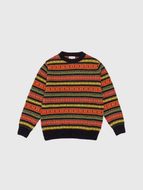 NICHOLAS DALEY FAIRISLE CREWNECK SWEATER