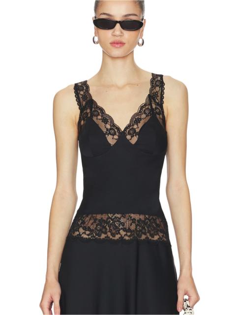 Frankies Bikinis Harper Satin Top