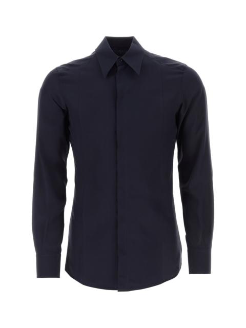 Dolce & Gabbana Midnight blue crepe shirt