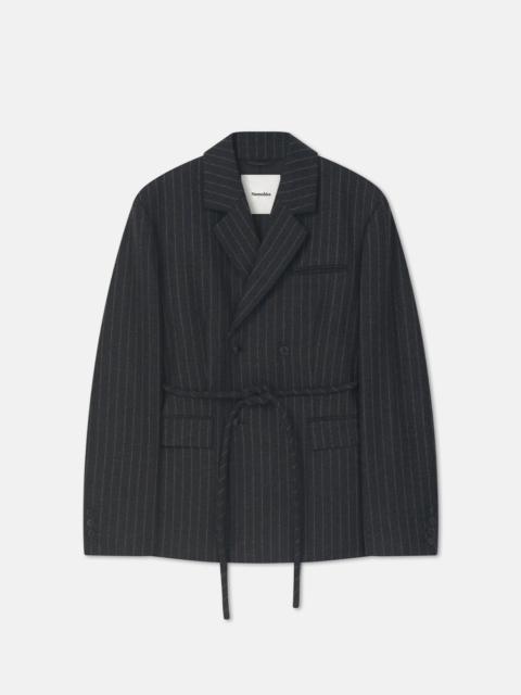 Nanushka Pinstripe Wool Blazer